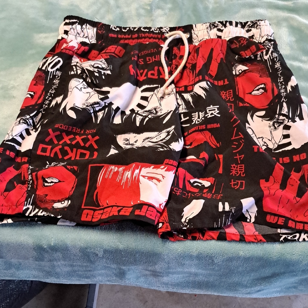 Graphic Print Boys Board Shorts